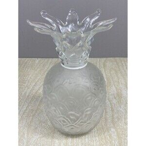 Rare Ethan Allen Glass Pineapple Handcrafted in Italy RN 48864